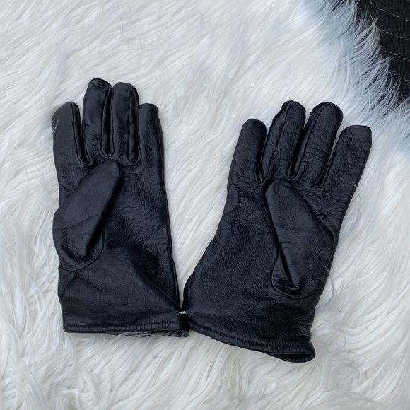 Illinois Glove Company Genuine Leather Winter Gloves Black - Picture 2 of 3